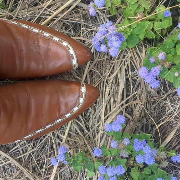 Vintage Black Label Tony Lama Western Boots | Womens 6.5-7D | Mid-calf - Picture 11 of 15
